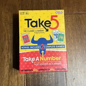 Take5 The classic 6 NIMMT!
Take a Number  X NIMMT
2 complete games